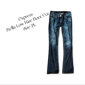 Express Low Rise Boot Cut